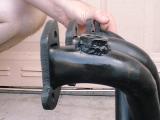 TR8 headers, EGR closeup, end view