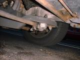 TR7 sway-bar clamp angled view