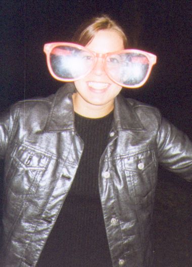 Barbara with stupid glasses