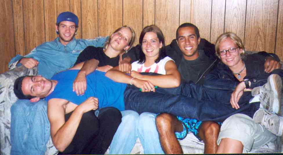 Fred, Alex, Barbara, Bruno, Tina and Eric