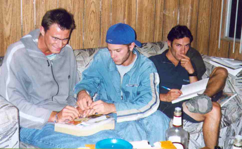 Lionel, Fred and Xavier