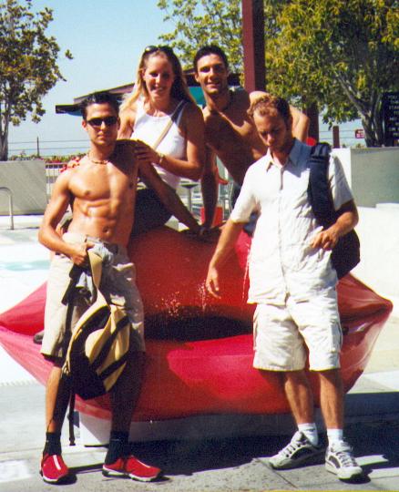 Jan, Alex, Xavier and Fred in the coolzoone