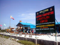 The Municipal Composting and Recycling Center....