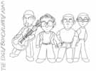 U2 b/w sketch