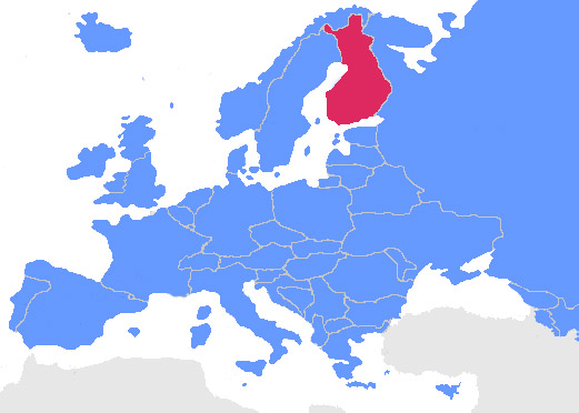 Map of Finland