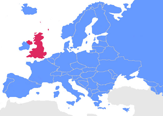 Map of Great Britain