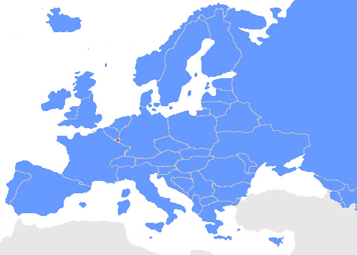 Map of Luxembourg