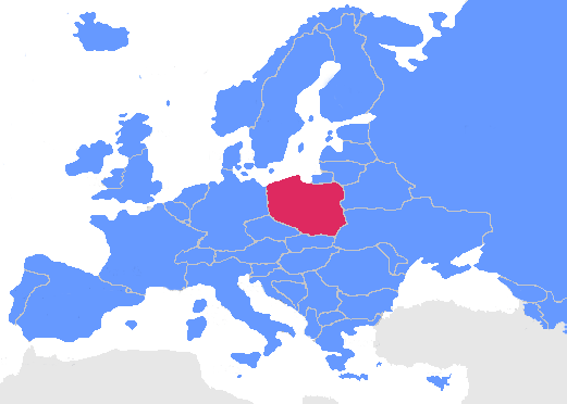 Map of Poland