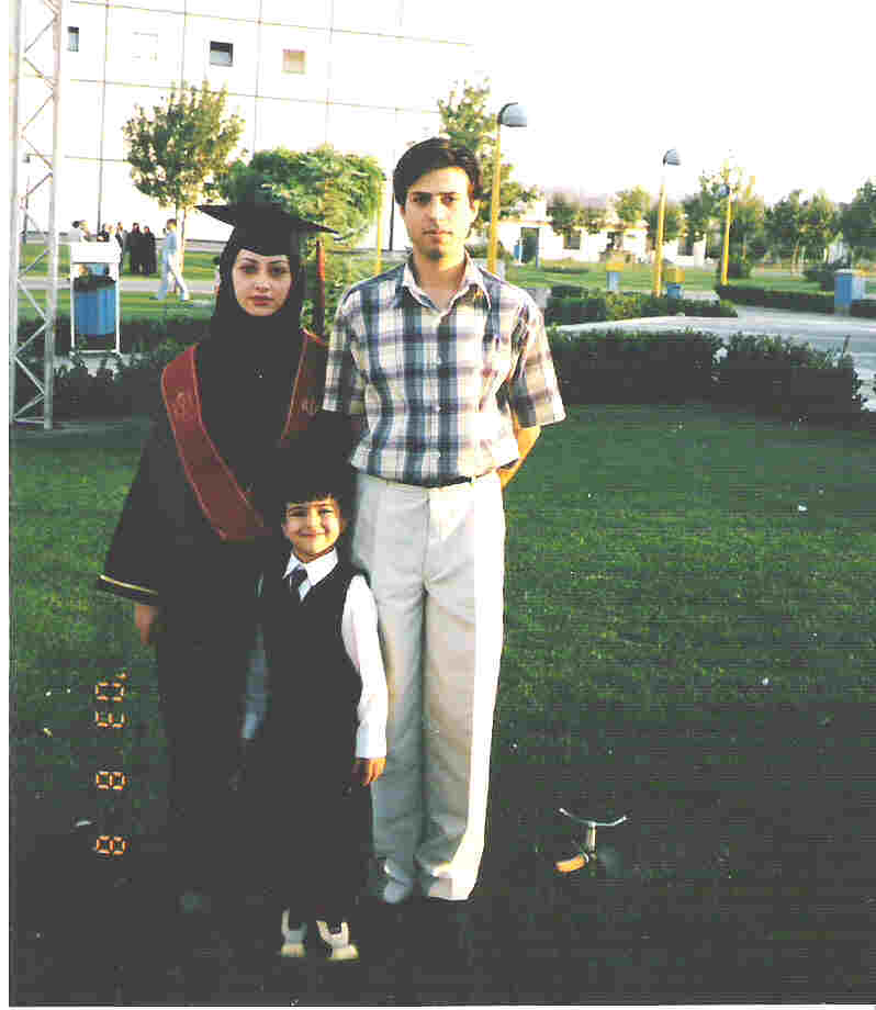 My wife graduation ceremony, Mashad -2003