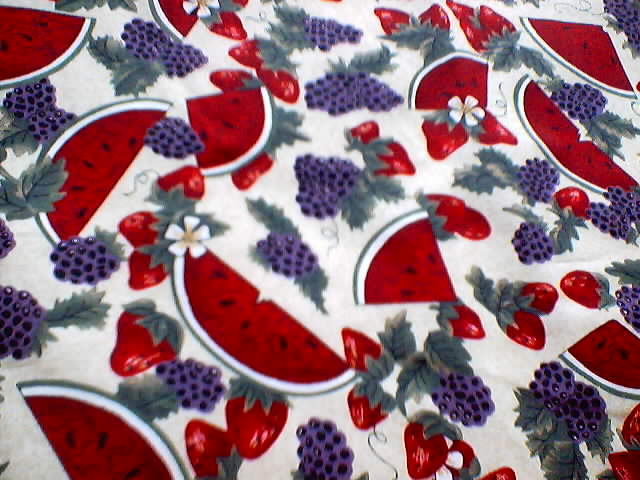 Fruit Garden - water melons & grapes & strawberries