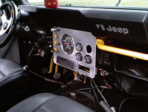Interior in progress