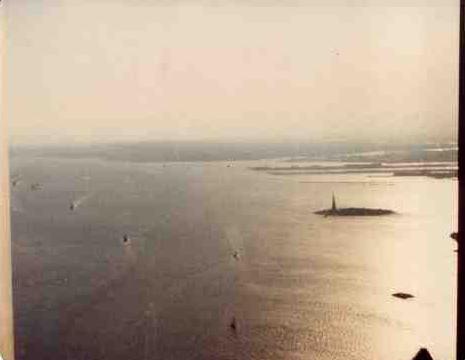 Looking south, The Statue Of Liberty & Staten Island