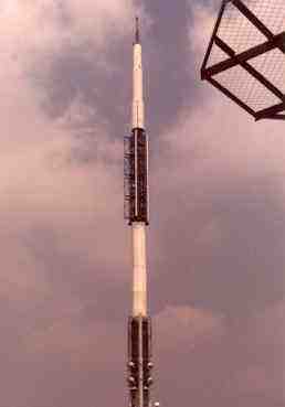Antenna atop Tower 1