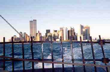 From the lower deck of the SI Ferry