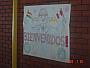 The welcome poster that my students created for the visiting Peruvians.