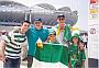 Kyoto's Irish contingent that made the trek all the way to Niigata