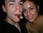 Enjoying a cigar with Isabel in Patpong