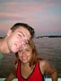 A lovely sunset view from the ferry in the Mekon Delta
