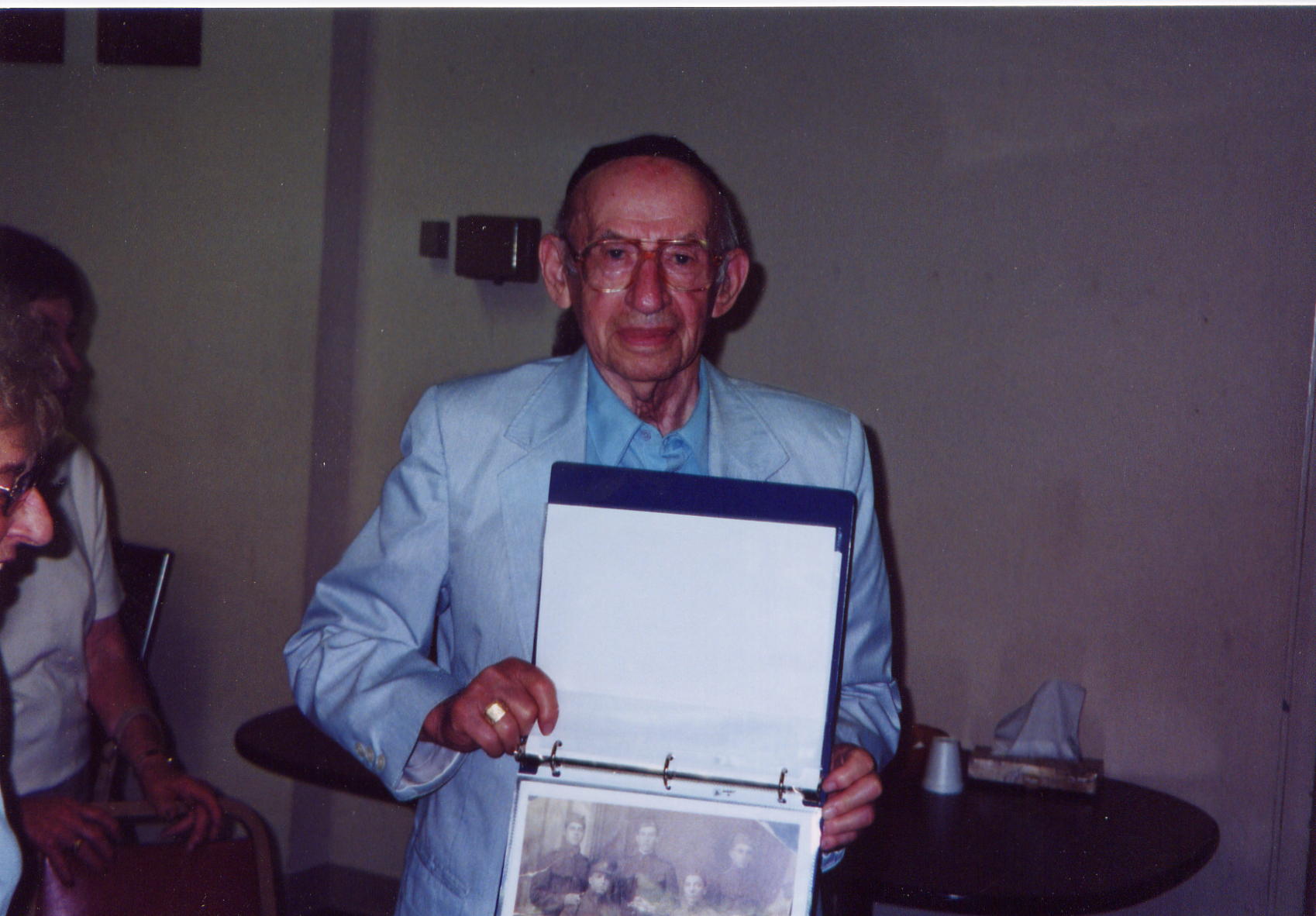 Paul Gelb at age 97 [son of Shia Gelb and Fayge Weiss].