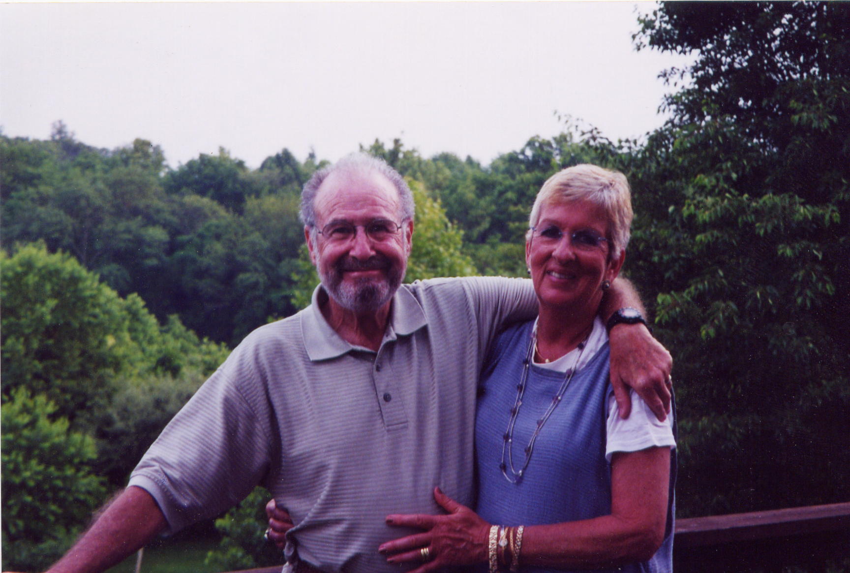 Albert Gelb, and his wife, Pat