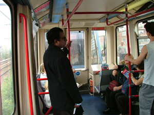 In DLR train