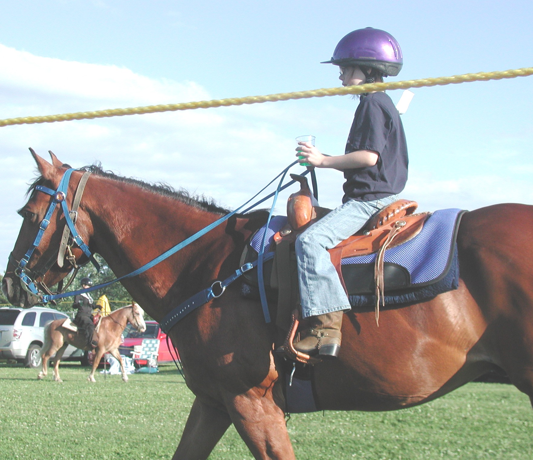anna rides Breezy Bluff Show