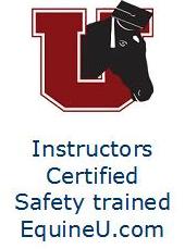 DeLores is educated and tested in CPR and other human and horse first aid measures