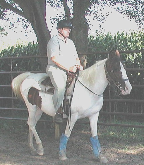 Judy (adult student) enjoys Shatan outdoors