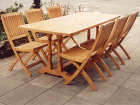 Muebles de madera para exterior: teca, incienso, etc. - EL MAITEN