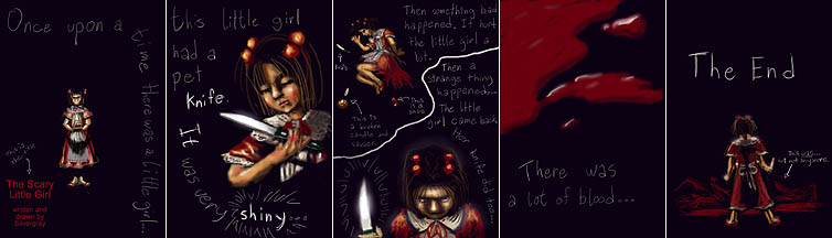 The Scary Little Girl: Pages 1-5