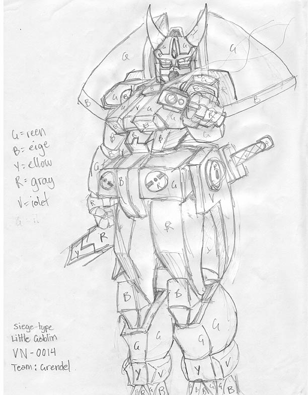 VN - 014 (Line Drawing) 