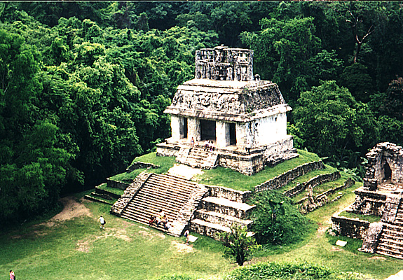 Temple at Palenque, Mexico