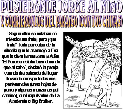 PUSIER&Oacute;NLE JORGE AL NI&Ntilde;O Y CORRIER&Oacute;NLOS DEL PARA&Iacute;SO (CON TOY CHIVAS).
