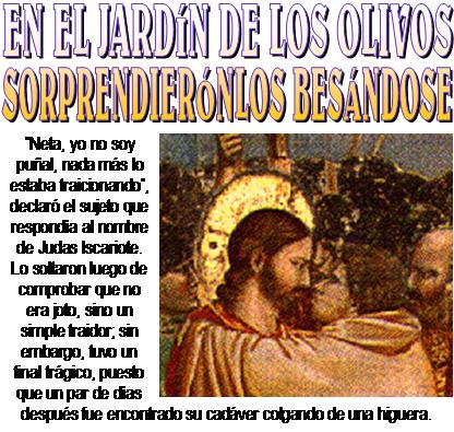 EN EL JARD&Iacute;N DE LOS OLIVOS SORPRENDIER&Oacute;NLOS BES&Aacute;NDOSE