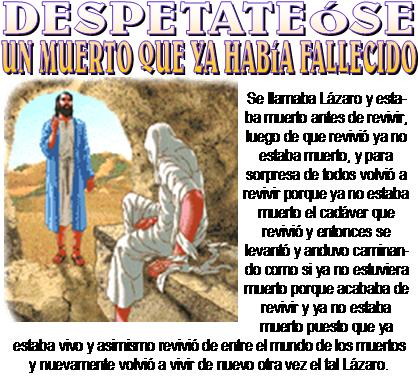 DESPETATE&Oacute;SE UN MUERTO QUE YA HAB&Iacute;A FALLECIDO.
