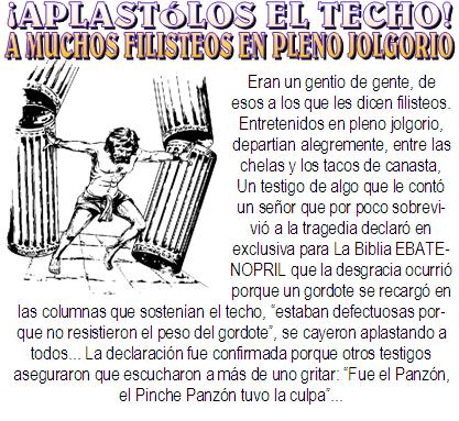 APLAST&Oacute;LOS EL TECHO EN PLENO JOLGORIO