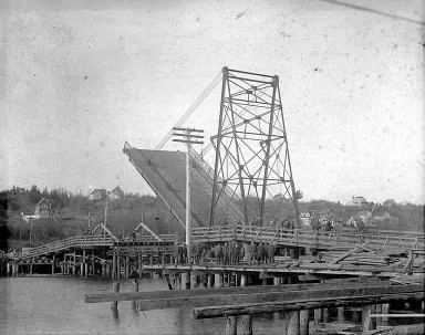 Fourth St. Drawbridge, ca1900