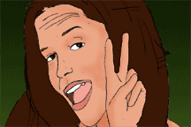 Aaliyah's character says peace and love