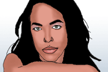 Portrait of the Aaliyah character