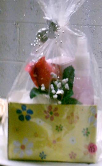 Pamper Basket $15.00 (small) $ 25.00 (Large)