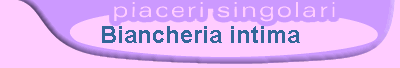 Biancheria intima