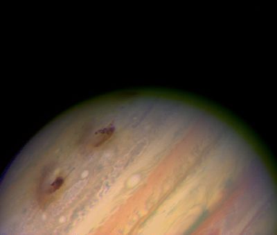 Jupiter dupa impactul cu cometa Shoemaker-Levy 9