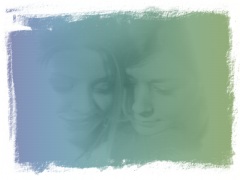 Willow & Tara blue green frame