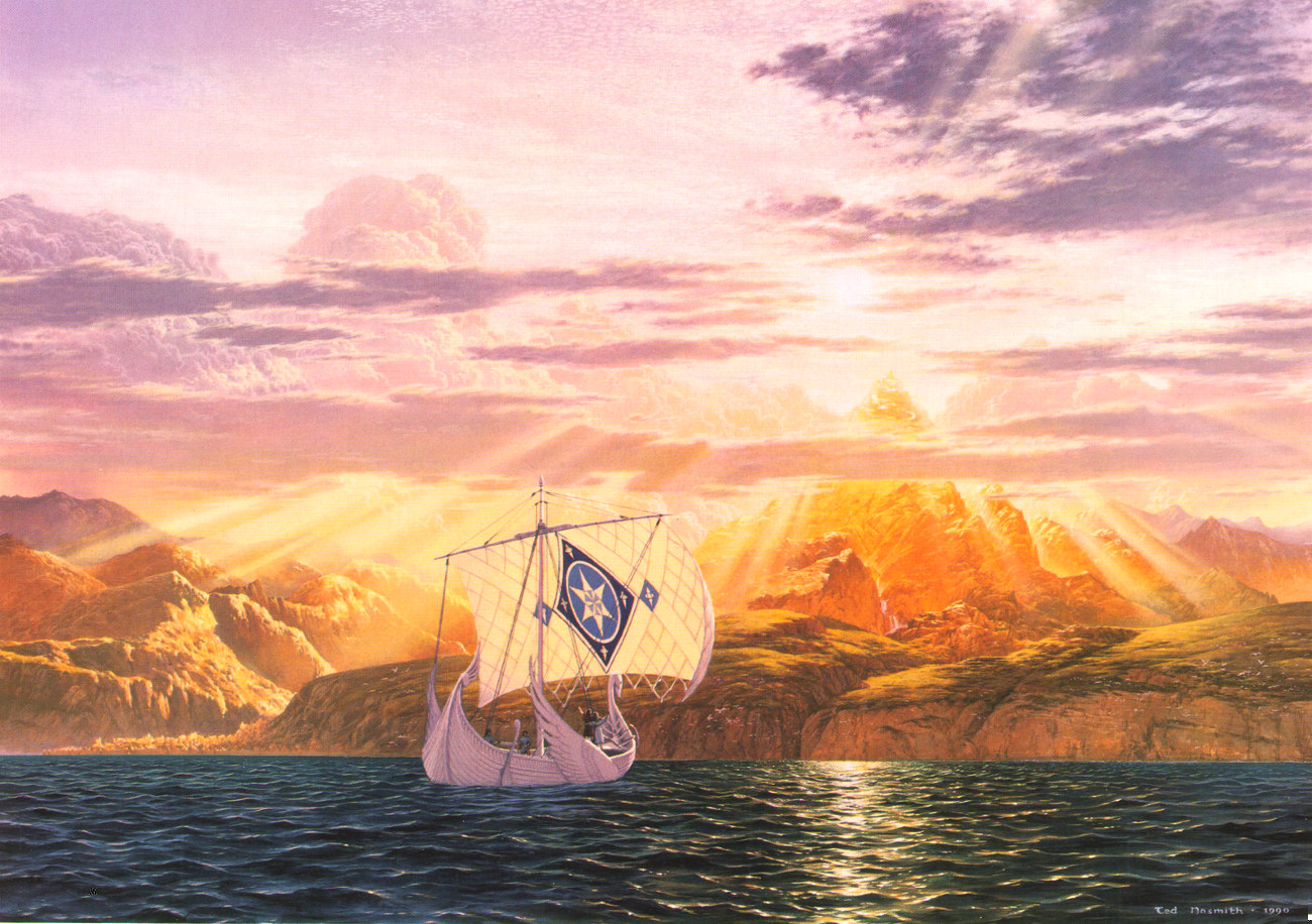 The Shores of Valinor, the realm of the Valar