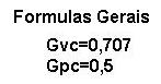 Formulas Gerais