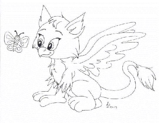 Baby Gryphons are so CUTE!