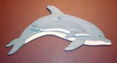 intarsia dolphin