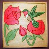 intarsia hummingbird, intarsia patterns