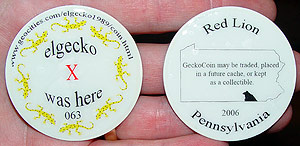 geocaching geckocoin tracking