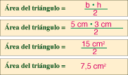 calculando el &aacute;rea
